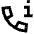 Phone Call Caller Id Information Center Icon from Sharp Line Set