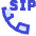 Phone Call Dialer Sip Icon from Sharp Duo Set