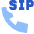 Phone Call Dialer Sip Icon from Sharp Flat Set
