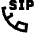 Phone Call Dialer Sip Icon from Sharp Line Set
