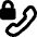 Phone Call Locked Icon from Core Remix Set