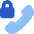 Phone Call Locked Icon from Core Flat Set