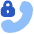 Phone Call Locked Icon from Plump Flat Set