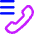 Phone Call Log History Icon from Core Neon Set