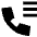 Phone Call Log History Icon from Sharp Solid Set