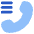Phone Call Log History Icon from Plump Flat Set