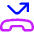 Phone Call Missed Icon from Core Neon Set