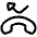 Phone Call Missed Icon from Plump Line Set