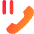 Phone Call Pause Icon from Core Gradient Set