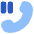 Phone Call Pause Icon from Plump Flat Set