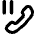 Phone Call Pause Icon from Core Remix Set