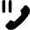 Phone Call Pause Icon from Core Solid Set