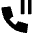 Phone Call Pause Icon from Sharp Solid Set