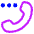 Phone Call Setting Icon from Plump Neon Set