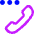 Phone Call Setting Icon from Core Neon Set
