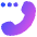 Phone Call Setting Icon from Plump Gradient Set