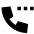 Phone Call Setting Icon from Sharp Solid Set
