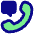 Phone Call Voicemail Message Icon from Plump Pop Set