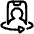 Phone Camera Front Icon from Plump Line Set
