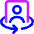 Phone Camera Front Icon from Core Neon Set