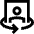 Phone Camera Front Icon from Sharp Line Set