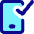 Phone Check Confirm Icon from Core Pop Set