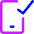 Phone Check Confirm Icon from Core Neon Set