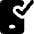 Phone Check Confirm Icon from Core Solid Set