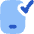 Phone Check Confirm Icon from Flex Flat Set