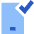 Phone Check Confirm Icon from Sharp Flat Set