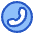 Phone Circle Icon from Plump Duo Set
