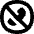 Phone Circle Off Icon from Flex Solid Set