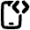 Phone Developer Mode Icon from Plump Solid Set