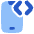 Phone Developer Mode Icon from Plump Flat Set