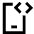 Phone Developer Mode Icon from Sharp Line Set