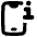 Phone Device Information Icon from Plump Solid Set