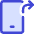 Phone Mobile Screen Share App Shortcut Icon from Core Duo Set
