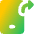 Phone Mobile Screen Share App Shortcut Icon from Core Gradient Set