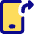 Phone Mobile Screen Share App Shortcut Icon from Core Pop Set