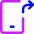 Phone Mobile Screen Share App Shortcut Icon from Core Neon Set