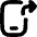 Phone Mobile Screen Share App Shortcut Icon from Flex Solid Set