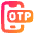 Phone Otp Icon from Plump Gradient Set