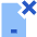 Phone Remove Deny Icon from Sharp Flat Set