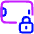 Phone Screen Lock Landscape Icon from Plump Neon Set
