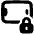 Phone Screen Lock Landscape Icon from Plump Solid Set