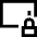 Phone Screen Lock Landscape Icon from Sharp Line Set