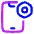 Phone Setting Bolt Nut Icon from Plump Neon Set