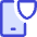 Phone Shield Icon from Core Duo Set