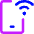 Phone Wifi Icon from Core Neon Set