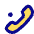 Phone Wifi Calling Bar 1 Icon from Core Pop Set